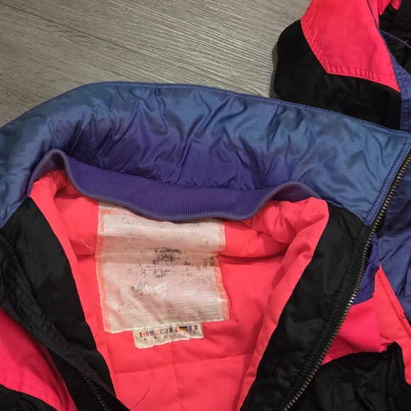 Vintage Sun Ice 3 In 1 Coat Vest Windbreaker Mens S Colorblock  Retro Unisex - Picture 6 of 12